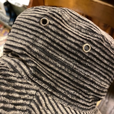 [USED]  "DARK GREY" CORDUROY HAT！