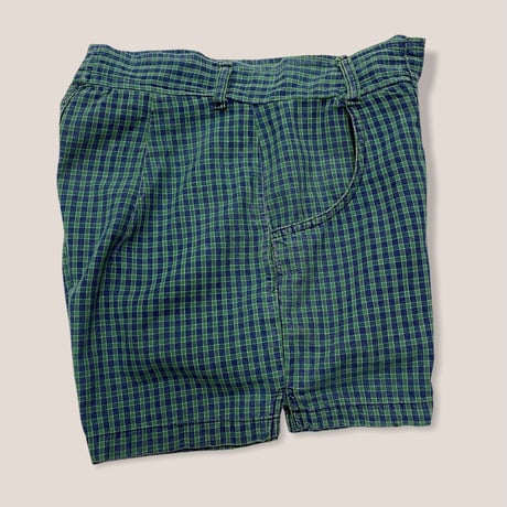 [USED] GREEN CHECK SHORTS🩲