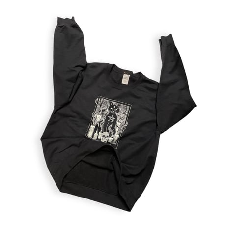 [USED]BLACK CAT MAGICAL SWEAT
