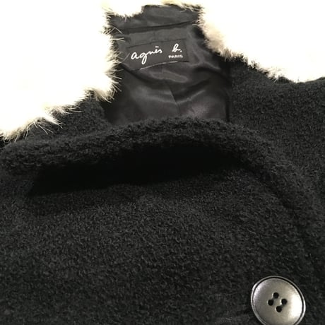 [USED] アニエスb ファー襟付き WOOLジャケット