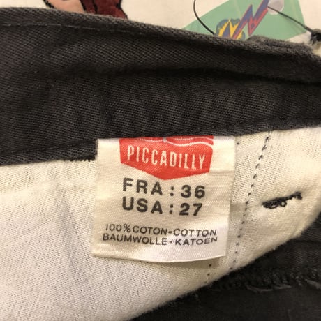 [USED] VINTAGE PICCADILLY タックパンツ