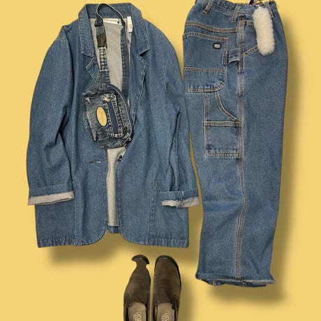 [USED] KEY 紐入り DENIM ペインターパンツ