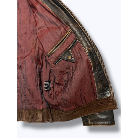 [USED] OLD "GUESS" Leather JKT