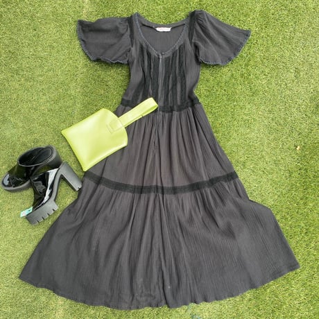 [USED]  vintage BLACK ワンピース