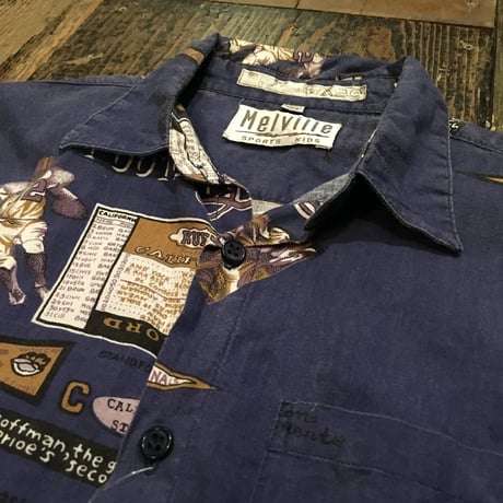 [USED] アメフト柄COTTONシャツ