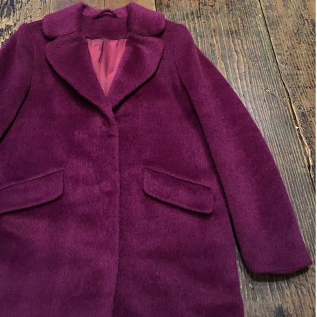 [USED] いい色 毛足の長いWOOLコート