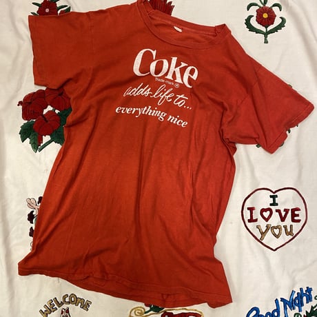 [USED] VINTAGE "Coke" Tee❤️