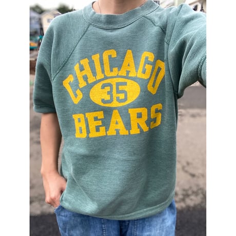 [USED] いい色 半袖SWEAT "CHICAGO BEARS"