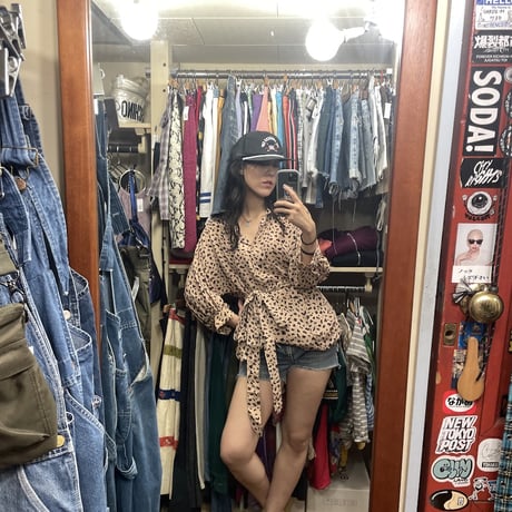 [USED]see by chloe レオパード シャツ ワンピース♡
