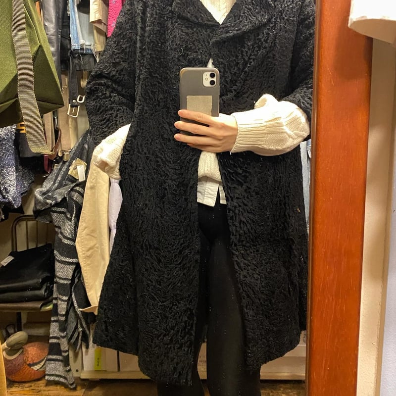 USED] Vintage! BLACAK アストラカンコート | garden730