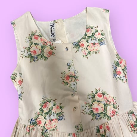 [USED]Made in Italy 花柄ワンピース