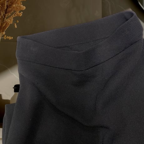 [USED]リブ SLIT BLACK スカート