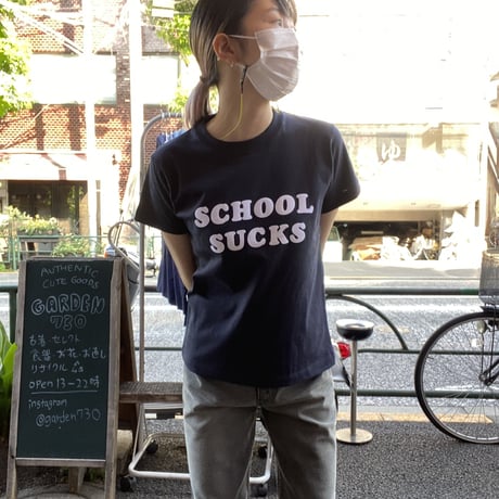 [Naughty] SCHOOL SUCKS S/S Tee  -for kids -