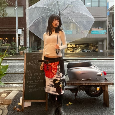 [USED]薄手リブニット