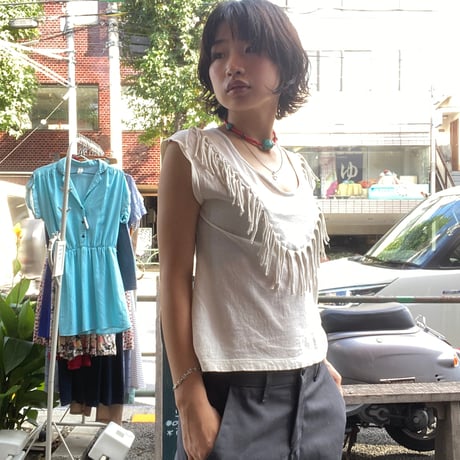 [USED]フリンジLady’s Top