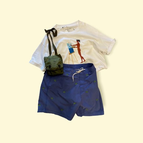 [USED] POLO RalphLauren  ビーチショーツ BLUE