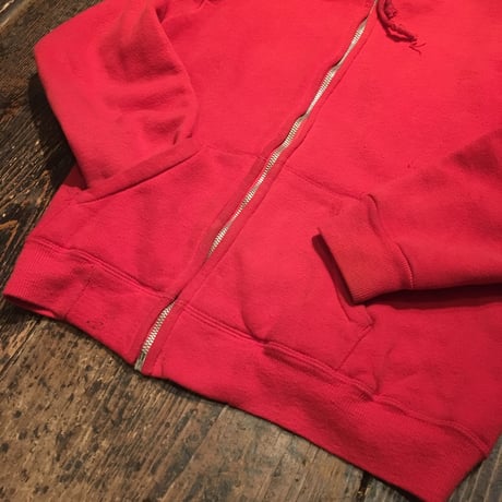 [USED] vintage リバーシブル風 真っ赤なパーカー