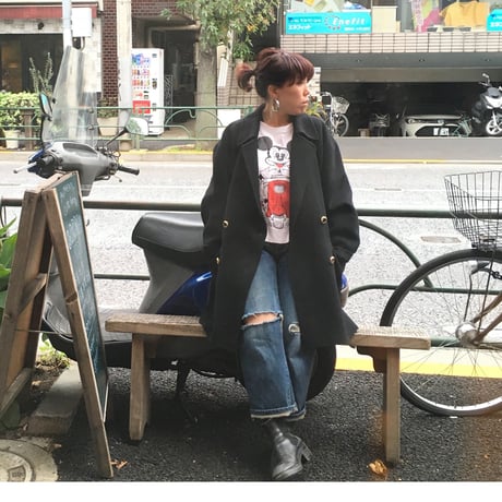 [USED] ゆったりゴージャスボタンのPコート