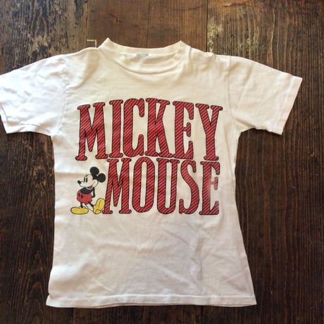 [USED] MICKEY MOUSEプリントTee