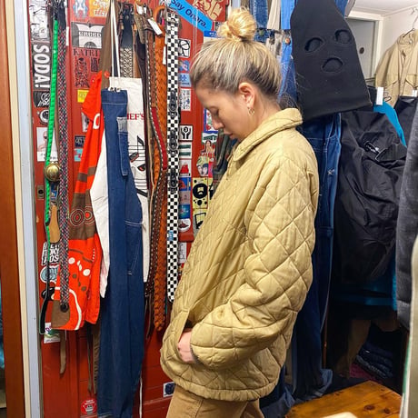 [USED] 60~70's EURO vintage 中綿キルティングJACKET