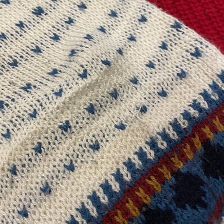 [USED]軽~いNORDIC KNIT made in ITALY