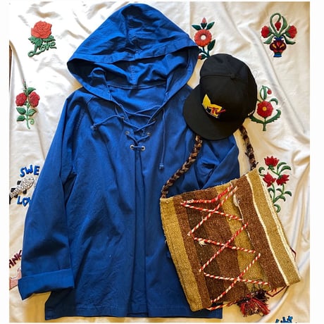 [USED]  編み上げ COTTON Hooded JKT