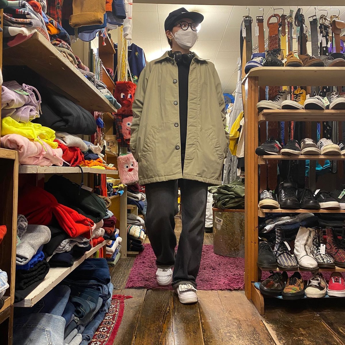 90's Stussy!ステンカラーのハーフコート | garden730