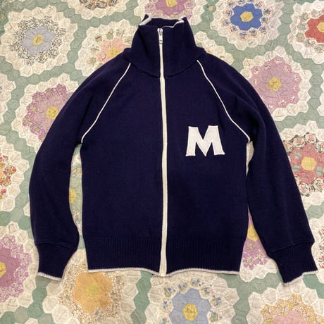 [USED] "Euro" ZIP KNIT "M"♡