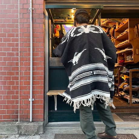 [USED] メキシカンラグ ポンチョ