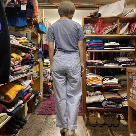 [USED] BLUE ボーダーS/S Tee！