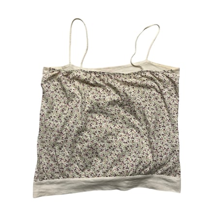 [USED]花柄cottonキャミTop