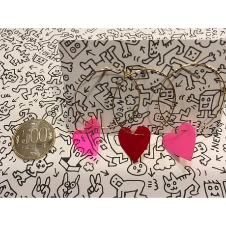 [BENICOTOY] ♡ フープピアス  / 中