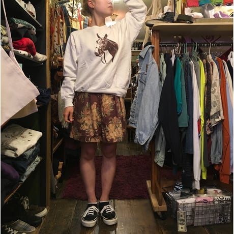 [USED] Lauren  花柄LINEN Shorts