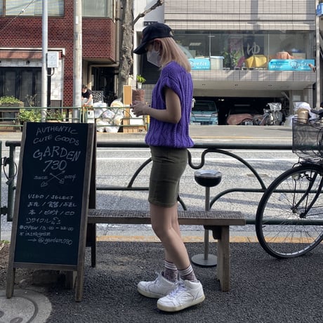 [USED] "American Apparel" KHAKIタイトスカート♡