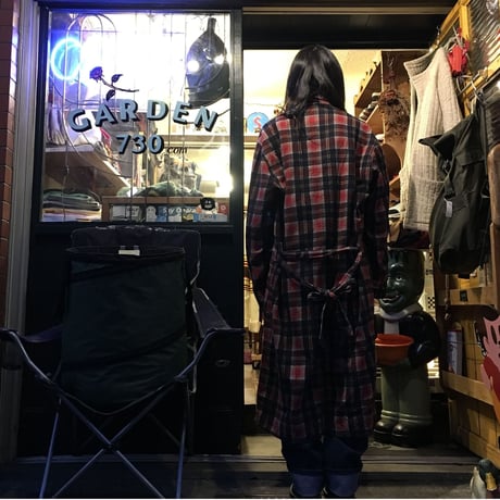 [USED] 60~70's  vintage LONG ネルガウン
