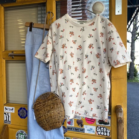 [USED] "Eddie Bauer" FLOWER Tee💐