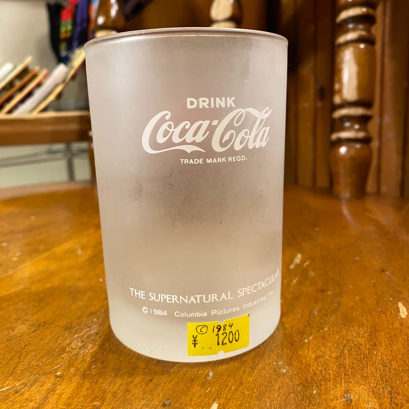 コカ・コーラ　ゴーストバスターズ　ガラス瓶 USED]VINTGAGE ゴーストバスターズ グラス コップ🚫 | garden730
