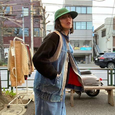 [USED]ベルト付きDENIME VEST