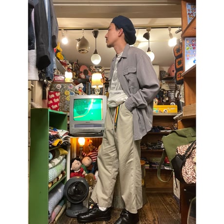 [USED] L/S OPEN COLLAR RAYON SHIRTS