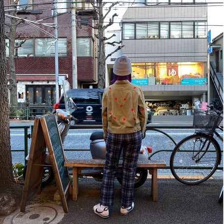 [USED］ストレッチチェックPANTS