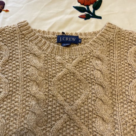 [USED] JCREWケーブルニット