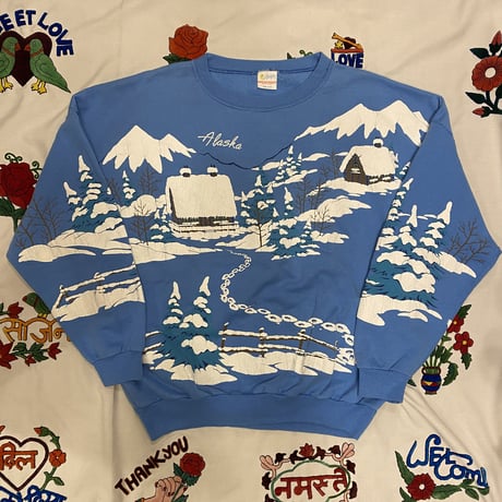 [USED] made in U.S.A. GOODプリントSWEAT ⛄️