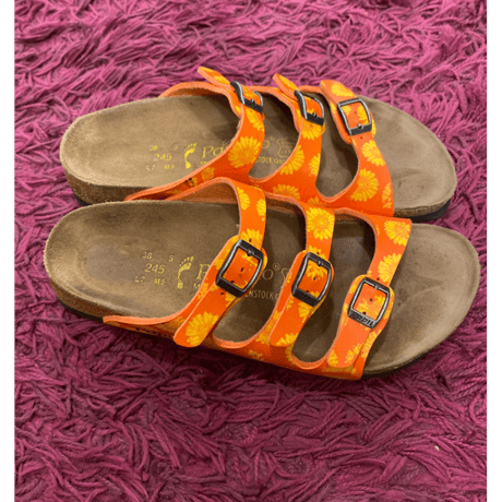 [USED] BIRKEN STOCK / フラワー柄