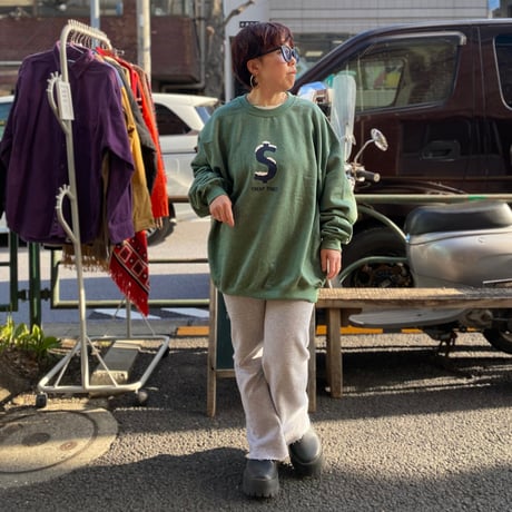 [CHEAP TIME$] "ICE DOLLER" CREW SWEAT