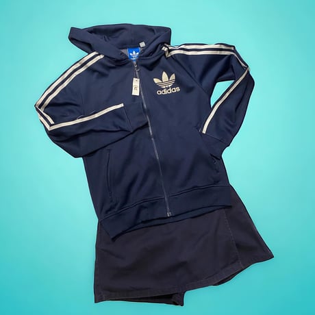 [USED]  adidas zip food PARKA