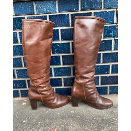 [USED] A.P.C LEATHER ロングブーツ
