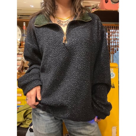 [USED] もけもけ"FIELD&STREAM"ハーフジップ