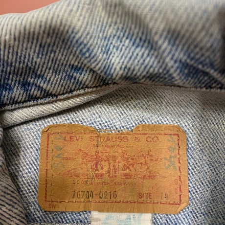[USED] 80's Levis 76704 Gジャン for YOUTH