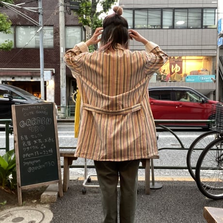 [DEADSTOCK]Stripe Sleeping SHIRTS