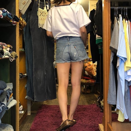 [USED] LEVIS BIG "E”! CUTOFF DENIM / W28